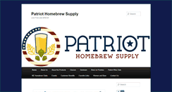 Desktop Screenshot of patriothomebrewsupply.com